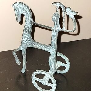 Antique Greek  Bronze Horse Sculpture